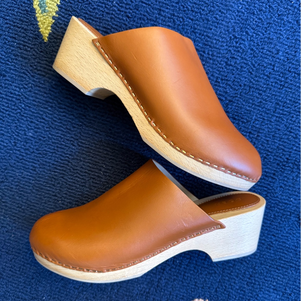 Doen Anouk Clogs in Cognac - Picture 3 of 12